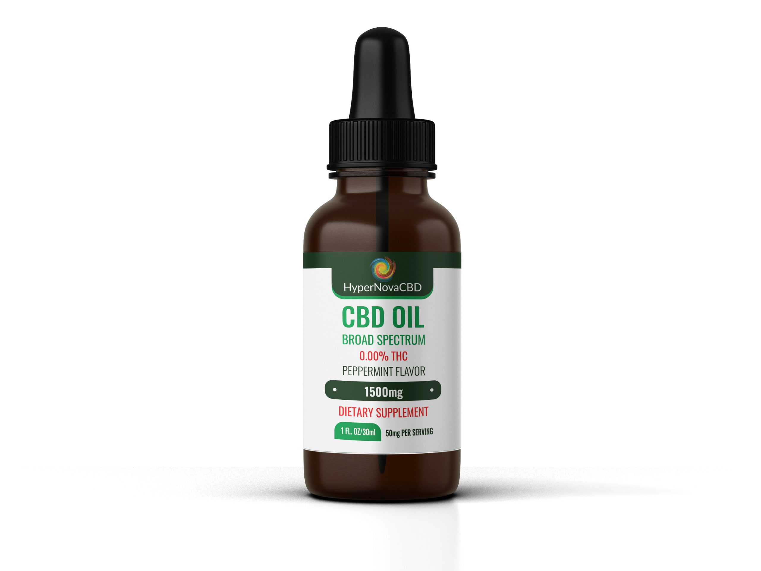 Broad Spectrum Tincture - 1500 mg - Home of the Zero THC CBD Products