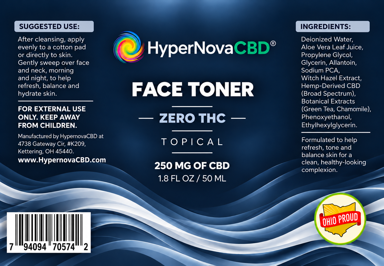 Nano CBD Face Toner