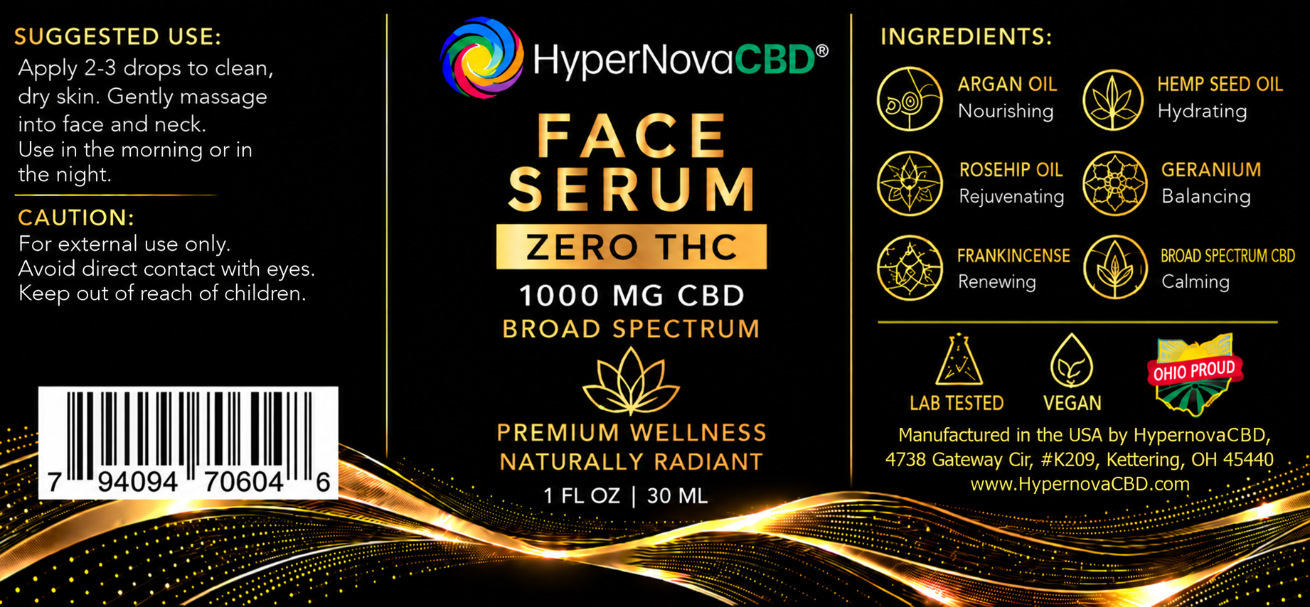 Face Serum THC Free