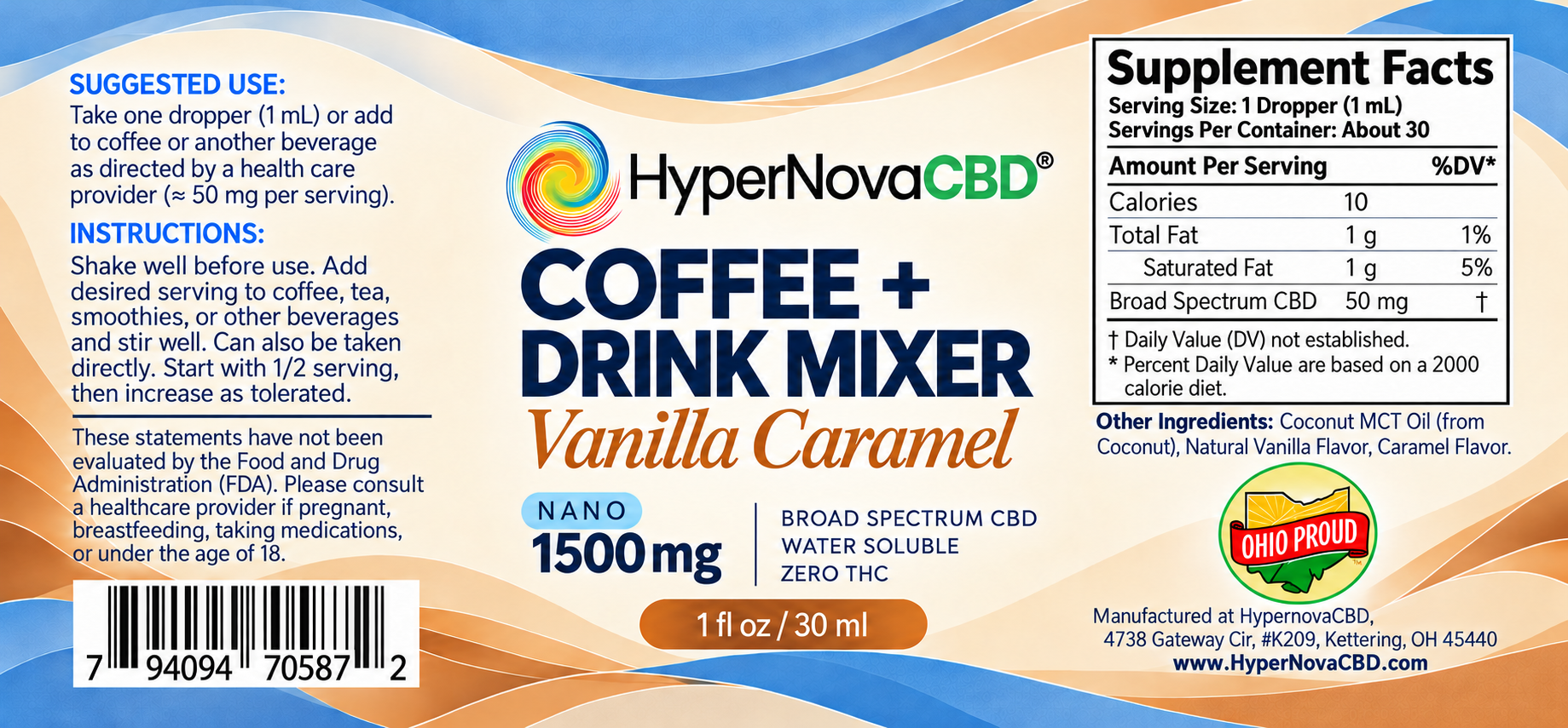 CBD Coffee and Drink Mixer