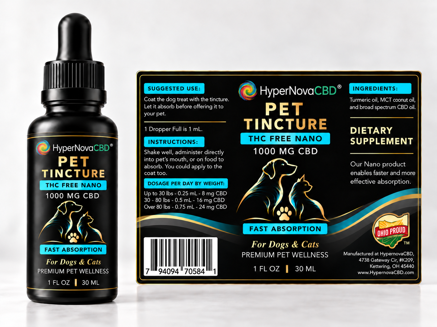 Nano CBD Pet Tincture